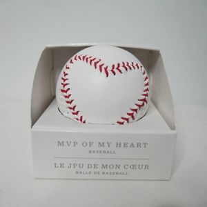 Hallmark MVP OF MY HEART Stitched BASEBALL Valentines Day Gift NEW IN BOX